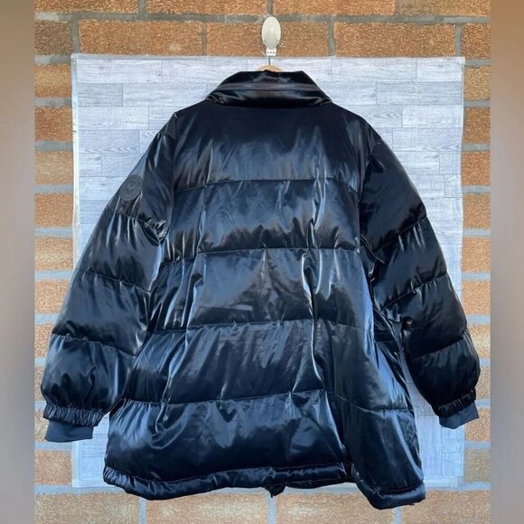 Arctic expedition liquid shine puffer coat with stand collar 2 X - Picture 8 of 15